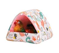 Parrot Paradise - Cama cueva de felpa ultrasuave para pájaros | Acogedor lugar de anidación cálido para tortolitos, periquitos junto con pájaros pequeños a medianos