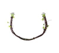 Parrot Perch - 26 Inch Resin Realistic Bendable, Bio-Mimetic Avian Vaulting-Bar, Pliable Resin Habitat Spar | Cage Mount Bird Stand for Parrots Parakeets Lovebirds Canary Conures Small Medium Large