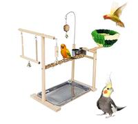 Parrot Playground Stand - Parakeet Playground - Bird Perch Stand for Cage