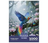 Parrot Puzzle 1000 Piezas Un Desafío Imposible Juguetes Resistentes A La Presión para Toda La Familia Regalos Familiares para Adultos Y Niños 38x26cm/1000pcs