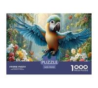Parrot Puzzle De 1000 Piezas Rompecabezas para Adultos Rompecabezas 1000 Piezas para Adultos Flower Forest para Amantes Amigos Rompecabezas Imposable 70x50cm/1000pcs