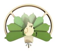 Parrot Puzzle Feeder, Bird Enrichment Toy, Cage Game Accessory, 5.98x7.87 Inches Foraging Box with Treat Dispenser, Ideal for Cockatiels, Budgies, Parakeets, Lovebirds and Training Play