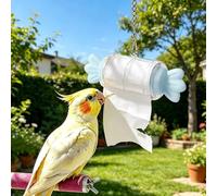 Parrot Rolling Paper Play Toy with Hanging Chain,Interactive Foraging & Chewing Toy,Bird Shredding Toys,Interactive Rolling Paper Play Accessory for Parakeet Cockatiel,Chewing Activity for Small (B)