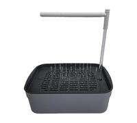 Parrot Shower, ducha automática de baño de pájaros de parquet, material ABS, Bañera tranquila con fraceta circular, suministros para mascotas recargables Accesorios de baño para Lovebird, Finch