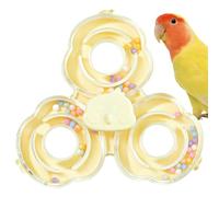 Parrot Spinner Toy | Bird Cage Swivel Wheel Chew Toy | Adjustable Speed Ejercise Spinner for African Grey, Conure, Budgies, Chewing and Entertainment, Adjustable Speed Spinner
