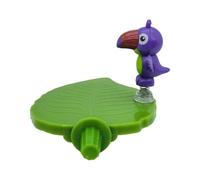 Parrot Stand for Cage, Leaf Shaped Bird Tray, ABS Material, Interactive Play Gym, Cage Accessory, Easy-Clean, for Bedroom Balcony Garden Use, /5.12x4.41x3.15 in, 1-Pack