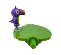 Parrot Stand for Cage, Leaf Shaped Playstand Tray, Interactive Bird Gym, Durable and Easy to Clean, Multi-Use Design, for Bedroom, Balcony, Garden Cage Accessories, 5.12x4.41x3.15 Inches