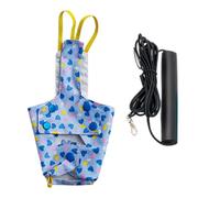 Parrot Suit 19cm Breathable Harness with Leash For Birds