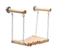 Parrot Suspension Bridge - Cloud Ladder Swing Rings Climbing Ladder | Tiger Skin Peony Cockatiel Toy Bird Playground | Bird Toy - Cage or Aviary Use