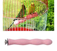 Parrot Toy Cage Scrub Station Rod - Barra de molienda de garra de pájaro y pico para un aseo cómodo y ejercicio saludable, complemento perfecto para el hábitat de tu mascota (grande