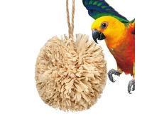 Parrot Toy - Juguete interactivo Foraging Swing Toy, Chewing Activity Cage Accessory, Maíz Silk Hay Bird Plaything | Ideal para tortolitos Cockatiel Conure Macaw Pigeon Canary Family Indoor Outdoor