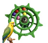 Parrot Toys - Funny Rotating Chew Windmill | Pp Bird Cage Accessory 9.6x9.6x4cm, 62g Lightweight Toy for Lovebird Cockatiel Myna Pigeon Sparrow Parakeet Parrot Enrichment Outdoor Boredom Relief