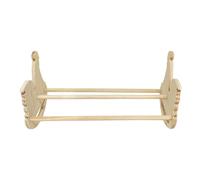 Parrot Training Stand, Wooden Poultry Standing Base, 12,6 x 5,71 x 6,69 pulgadas Multifunctional Bird Training Perch for Parrots, Cockatiels, Conures, Budgies, Pet Bird Ejercise and Play