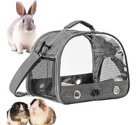 Parrot Travel Cages - Pequeño pájaro Portador de viaje, luz para loro con correa para el hombro | Respirable para el bienestar animal, accesorios portátiles para mascotas para visitar tienda