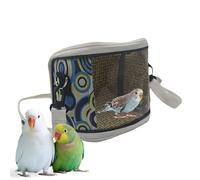 Parrot Travel Carrier - Cockatiel Outdoor Carrying Bag, Lovebirds Carrying Bag | 16x9x13cm For Macaw Conure Budgies Vet Visit Short Trips Moving Houses Walking Camping Pet Parents Trainers