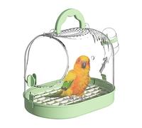 Parrot Travel Carrier, Take-out Parrot Cage, Breathable Bird Cage, Travel Parrot Cage, Parrot Carrier with Tray, Escape-Proof Cage, Portable Parrot Carrier, Parrot Cage for Camping,