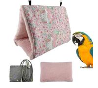 Parrot Warm Nest, Winter Heating Cockatiel House, Plush Bird Sleeping Nest, Removable Usb Warmer Pad, Cockatiel Winter Sleeping, Budgie Cozy Nest, Heated Bird House, Insulated Bird Sleeping Bag