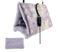 Parrot Warm Nest, Winter Heating Cockatiel House, Plush Bird Sleeping Nest, Removable Usb Warmer Pad, Cockatiel Winter Sleeping, Budgie Cozy Nest, Heated Bird House, Insulated Bird Sleeping Bag
