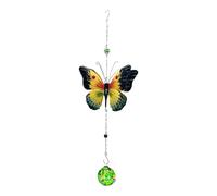 Parrot Water Dispenser - Butterfly-Decorated Hangable Feeder, Small Bird Drinking and Feeding Station, Outdoor Garden Accessory | for Backyard Patio Lawn Deck Balcony Park Terrace Hummingbirds Parrot