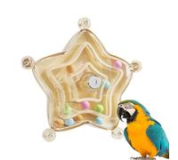 Parrot Wheel Toy Bird | PP Rotating Turntable Enrichment | Small Pet Cage Boredom Breaker | Cockatiel Lovebird Playful Accessory