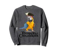 Parrots of The Caribbean - Disfraz de Loro Pirata para Halloween Sudadera