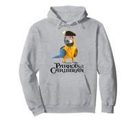 Parrots of The Caribbean - Disfraz de Loro Pirata para Halloween Sudadera con Capucha