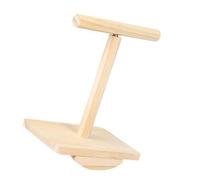 Parrots - Soporte de balancín para pájaros de madera espinosa interactiva, para loros pequeños a medianos