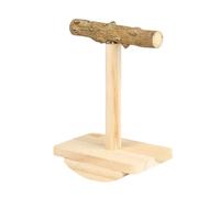 Parrots - Soporte de balancín para pájaros de madera espinosa interactiva, para loros pequeños a medianos