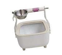 Parrots - Soporte para inodoro de fácil limpieza, extraíble, para escalar, moler, perca para pájaros pequeños a grandes, cacatúas