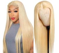 Parrucca Frontale In Pizzo HD Parrucca Frontale In Pizzo Biondo Trasparente 13X4 Parrucche Di Capelli Umani Diritte Pre Pizzicate