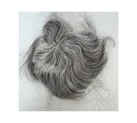 Parrucca uomo Parrucca Uomo Piel Fina Piel Calva Europea Parches para el Cabello Toupet para Hombres 8 x 8 cm Pieza de Cabello Pegamento en Sistema de Reemplazo del Cabello Extensiones 6 pulgadas de