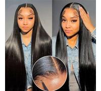 Parrucche Frontali In Pizzo 13X6 Per Capelli Umani Parrucche Diritte Pre Pizzicate Glueless Parrucche Frontali In Pizzo Per Capelli Umani