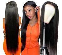 Parrucche Per Capelli Umani Anteriori In Pizzo Trasparente 13X4 / 13X6 HD Parrucca Prepizzicata 4X4 Parrucca Frontale In Pizzo Dritto