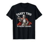 Parry This You Sucio Casual Divertido Medieval Gen Z Meme Humor Camiseta