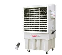 PARS EcoTech ECO-18000 climatizador refrigerator enfriador aire acondicionado evaporativo industrial portátil 750W 18000 m3/h + mando, hasta 160 m2 talleres naves industriales terrazas polideportivos