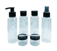 PARSA Beauty Botellas de Viaje - Set Recargable 100 ml para Líquidos - Ideal Equipaje de Mano - Contenedor Compacto y Portátil - Accesorios de Viaje a Prueba de Fugas