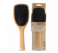 PARSA Beauty Cepillo de bambú grande - Paleta de cerdas mixtas