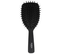 PARSA Beauty Cepillo Profesional Active Carbón + Turmalina (Cepillo de púas pequeñas) - Alisado perfecto sin cabellos voladores - cepillo desenredante con púas de nylon carbonizado