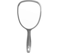 PARSA Beauty Espejo de mano en color champán con mango ergonómico para maquillaje, corte de pelo, afeitado, cuidado facial