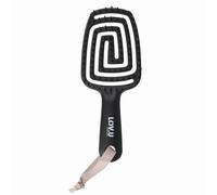 PARSA Beauty LOV.U - Cepillo desenredante flexible para cabello húmedo y seco, todo tipo de cabello, color negro