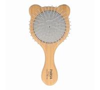 PARSA Beauty Nature Kids Wet&Dry - Cepillo para desenredar el cabello con Koalaprint - Cepillo para desenredar el pelo para niños de bambú con certificado FSC® para cabello seco y húmedo