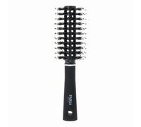 PARSA Beauty Trend Line Cepillo pelo (Negro) - Cepillo antitirones redonda con cerdas mixtas para volumen y cuerpo al secar - Cepillo pelo antirotura sin tirones