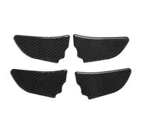 PARSKILO Cubierta de Manija de Puerta para Subaru Forester 13-18 4 Pcs | Carbon Fiber Black, Easy Installation, Heat Resistant, No Drilling, Self-Adhesive, Waterproof, Anti-Scratch, L/R Placement