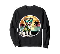 Parson Russell Terrier Dueño de perro Summer Vibes Vacaciones Playa Sudadera