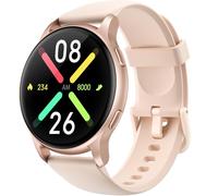 Parsonver Reloj Inteligente Hombre Mujer con 5ATM Impermeable para Nadar, Smartwatch con Llamadas, 100+ Deportes, Frecuencia Cardíaca, Sueño, SpO2, Caloría, para Android & iPhone (Oro Rosa, 44 mm)