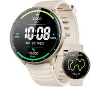 Parsonver Reloj inteligente Hombre Mujer con GPS Integrado, 5 ATM Impermeable para Piscina/Aguas Abiertas, AMOLED Pantalla, 100+ Deportivos Integrado, Frecuencia Cardíaca y Sueño (Gris francés, 42 mm)