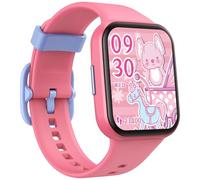 Parsonver Reloj Inteligente para Niños con Sistema de Interacción, Smartwatch Niños con 20 Deportivos, Monitor de Sueño, Frecuencia Cardíaca, IP68 Impermeable, Ideal para 6-12 Años (Rosa, 1.69")