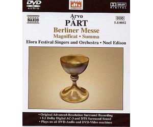 Part Arvo - Berliner Messe (DVD audio) [Reino Unido]