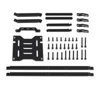 Part de actualización de la Placa de Montaje del chasis de Aluminio y la Parte de actualización de la Placa de Montaje Compatible con 1 5 Escala RC Cars