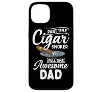 Part Time Cigar Smoker Full Time Awesome Dad Puros Padre Carcasa para iPhone 13